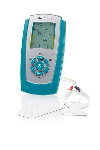 Biofeedback-Gerät DuoBravo U in Grün-Weiß mit großem Display